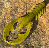 HR Baits 3.5” Cranky Craw Jr. (6 ct.)